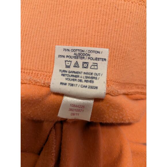 Victoria's Secret PINK Velour Sequin Tracksuit Pants- Size Medium- Orange - Picture 9 of 10